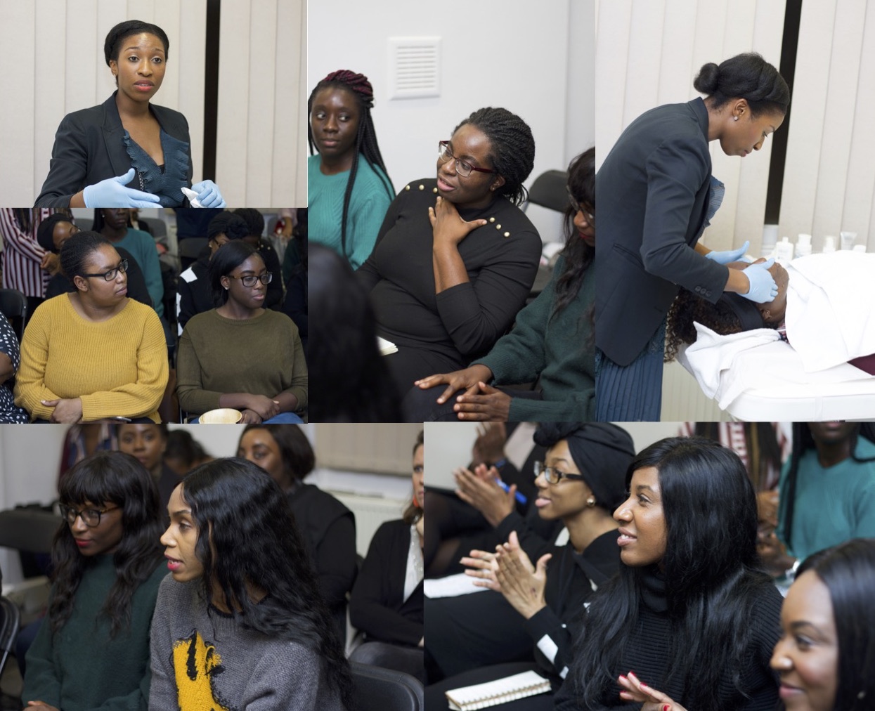 Black Skin Directory event collage 